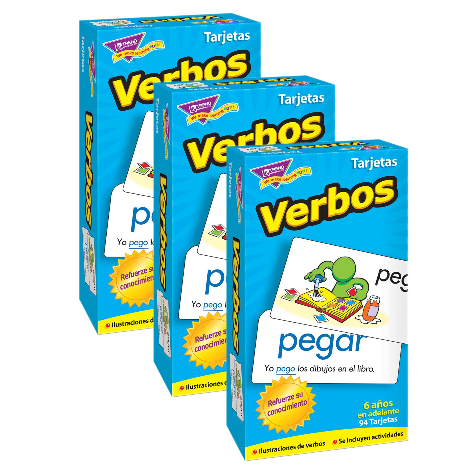 verbos-spanish-action-words-skill-drill-flash-cards-3-packs-savvy